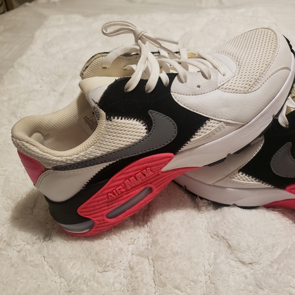 NIKE AIR MAX SNEAKERS WHITE-PINK SIZE:7.5 - Picture 5 of 11